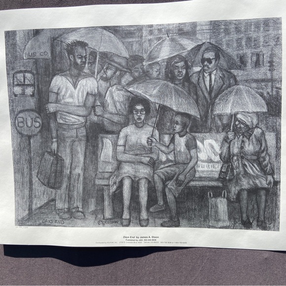 Original Artwork by James A Dixon  “Days End” - Picture 8 of 9